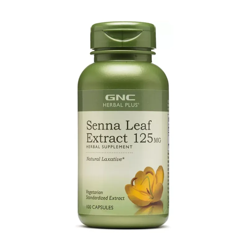 Senna laxativ natural, 100 capsule, GNC — preț și oferte