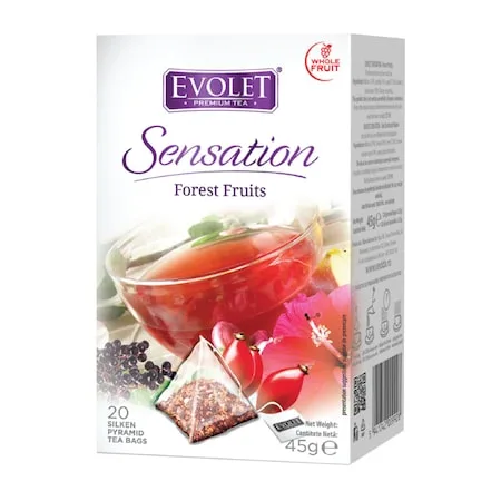 Ceai Rooibos cu vanilie, 20 plicuri, Evolet — preț și oferte