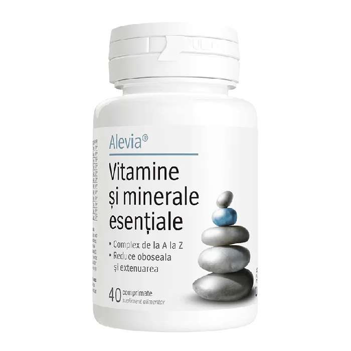 Vitamine si minerale, 40 comprimate, Alevia — preț și oferte