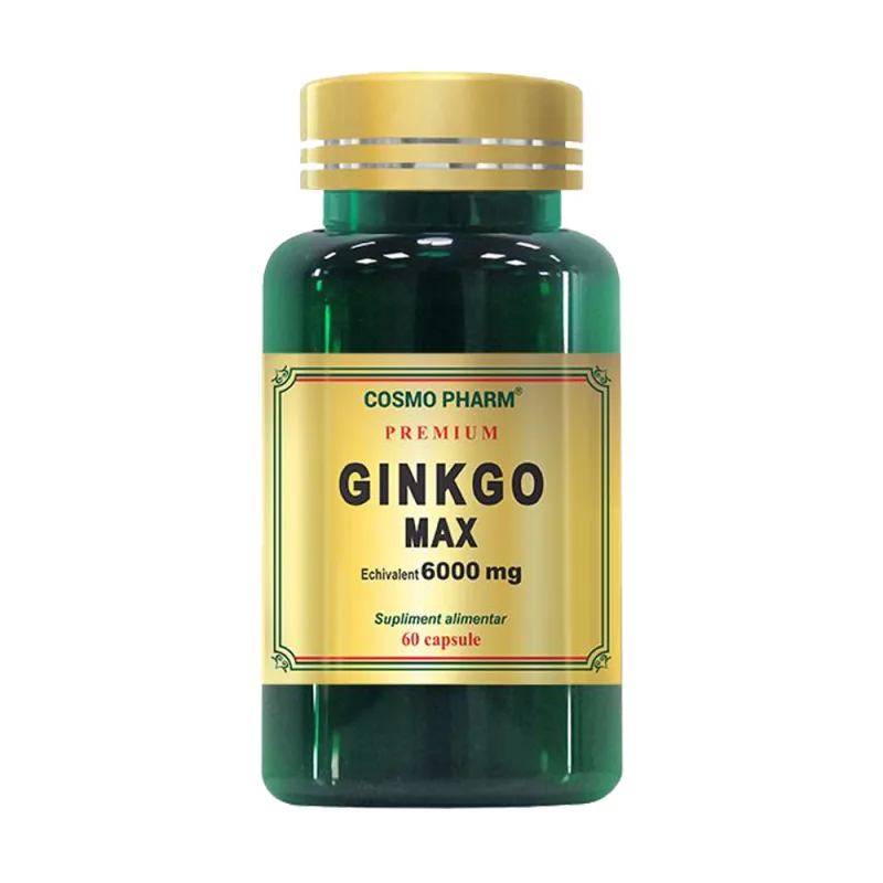 Ginkgo Max 120mg, 60 capsule, Cosmopharm — preț și oferte