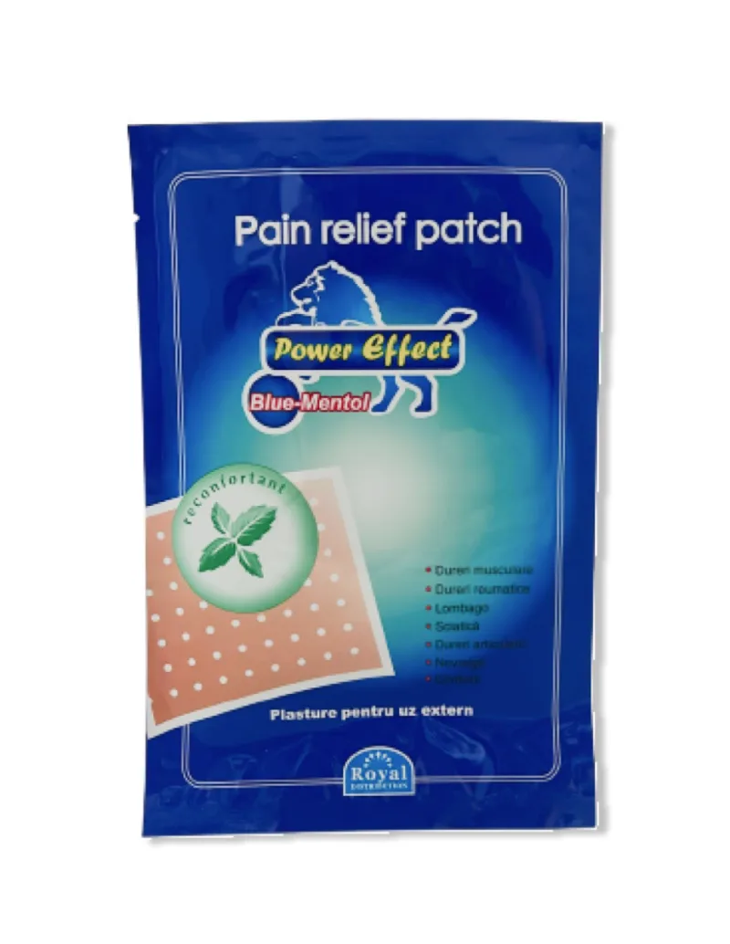 Plasture antireumatic cu mentol, 1 bucata, Royal Distribution MINUT — preț și oferte