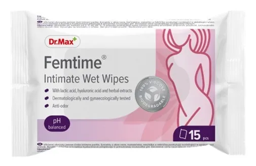 Dr. Max Femtime Servetele intime, 15 bucati — preț și oferte