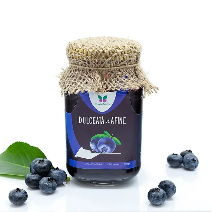 Dulceata de afine fara zahar, 300g, Sweeteria — preț și oferte