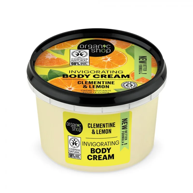 Crema de corp cu clementine si lamaie, 250ml, Organic Shop — preț și oferte