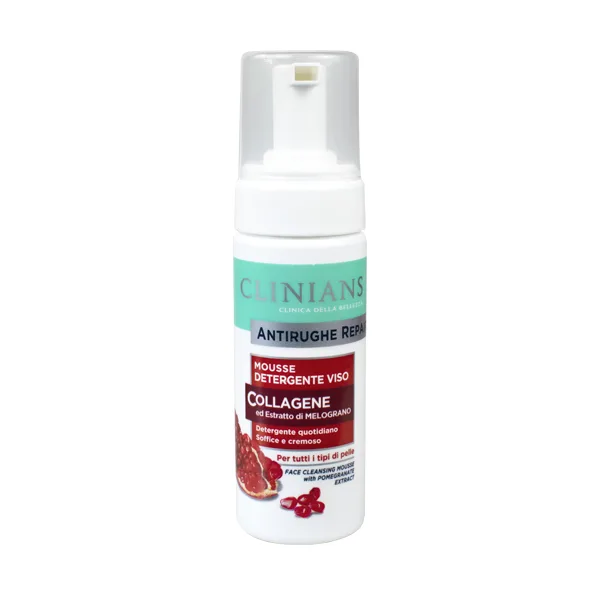 Spuma de curatire Antirid Repair cu colagen si rodie, 150ml, Clinians — preț și oferte