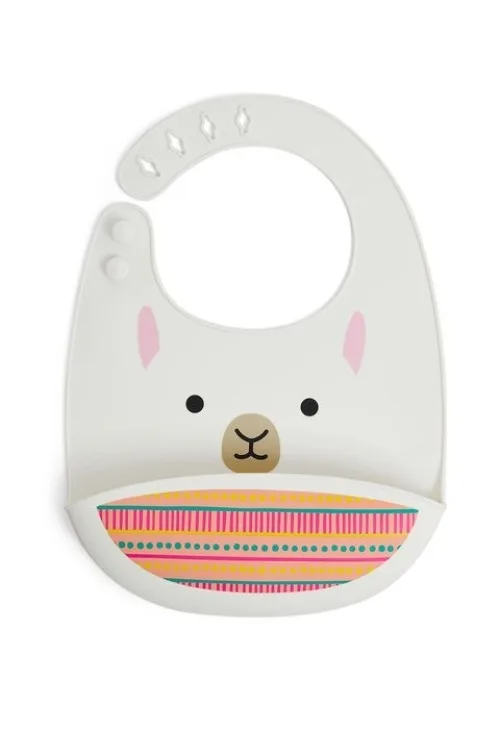 Bavetica de silicon Fold&Go Zoo Lama, 1 bucata, Skip Hop — preț și oferte