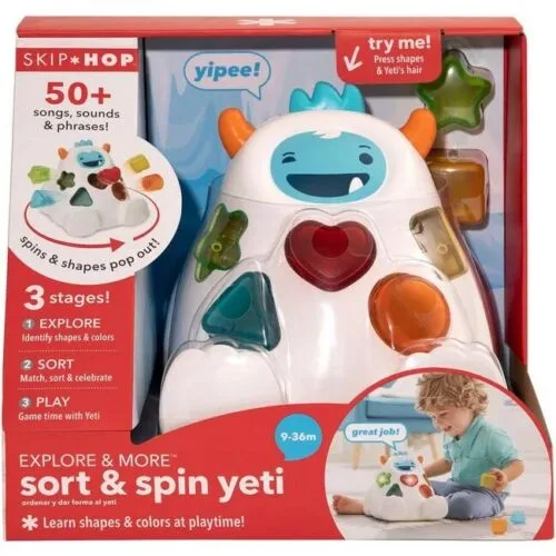 Jucarie interactiva Yeti 9 luni+, 1 bucata, Skip Hop — preț și oferte