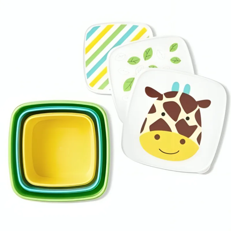 Set cutii pentru pranz Zoo Girafa, 3 bucati, Skip Hop — preț și oferte