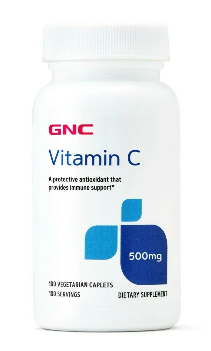 Vitamina C 500mg, 100 capsule, GNC — preț și oferte