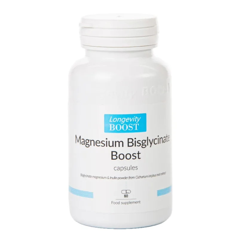 Magnesium Bisglycinate Boost, 60 capsule, Longevity Boost — preț și oferte