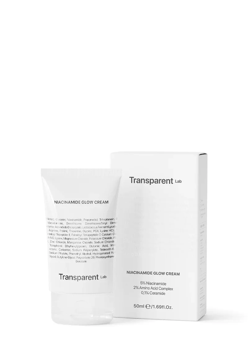 Crema iluminatoare Niacinamide Glow, 50ml, Transparent Lab — preț și oferte