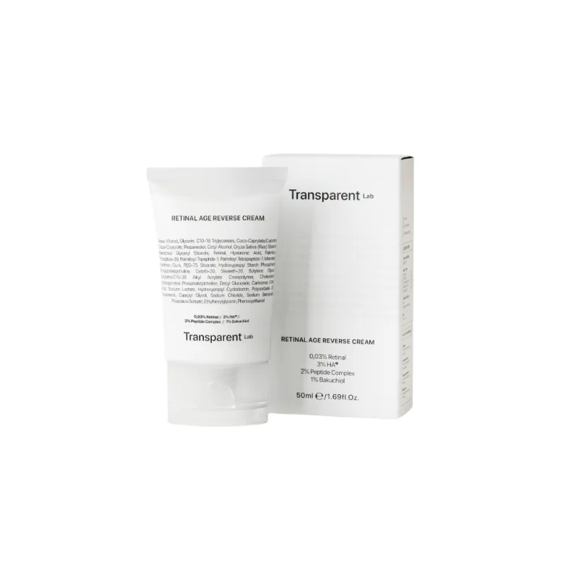 Crema anti-aging cu 5% Retinal Age Reverse, 50ml, Transparent Lab — preț și oferte