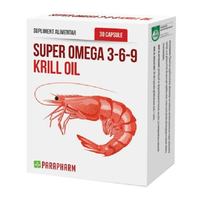 Super Omega 3-6-9, 30 capsule, Parapharm — preț și oferte