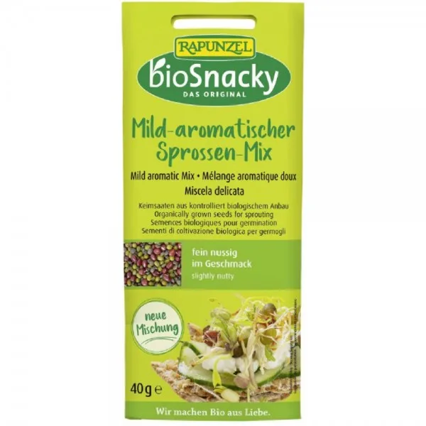 Mix de seminte aromate pentru germinat bio BioSnacky, 40g, Rapunzel — preț și oferte