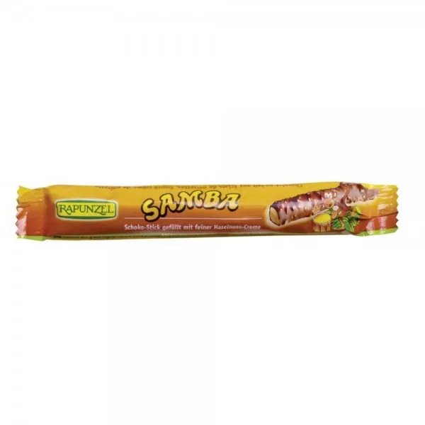Baton cu ciocolata bio Samba, 22g, Rapunzel — preț și oferte