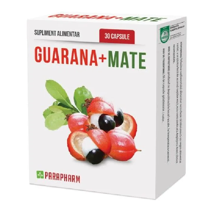 Guarana + Mate, 30 capsule, Parapharm — preț și oferte
