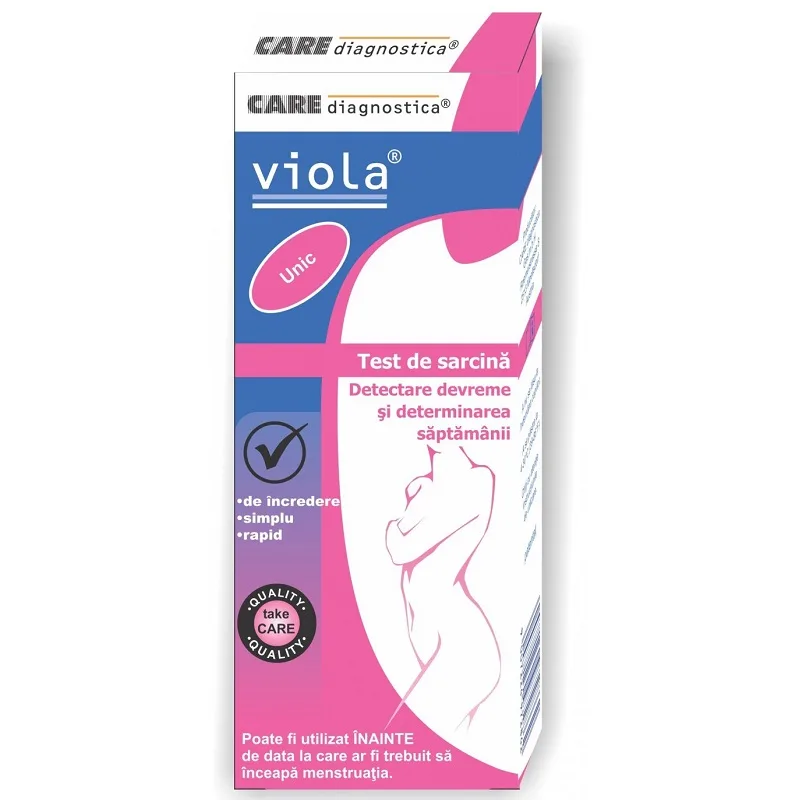 Test de sarcina cu determinarea saptamanii, 1 bucata, Viola Care — preț și oferte