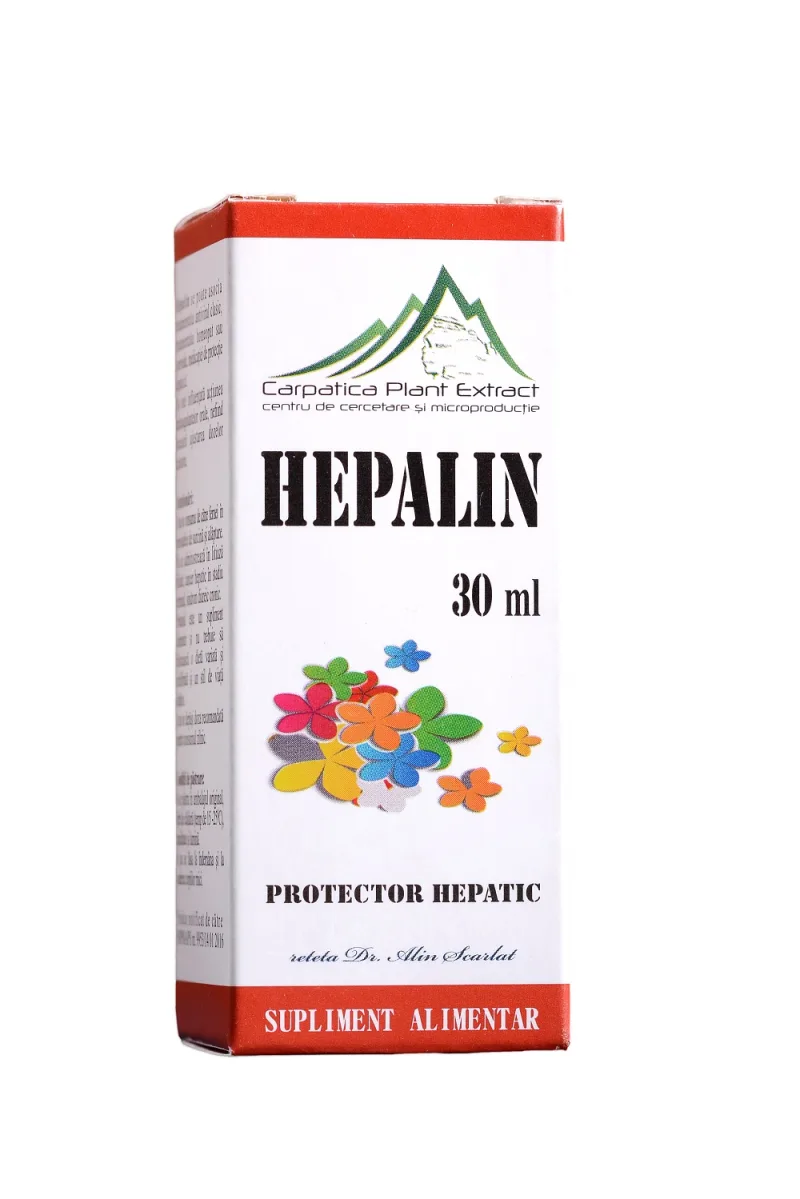 Hepalin, 30 ml, Carpatica Plant Extract — preț și oferte
