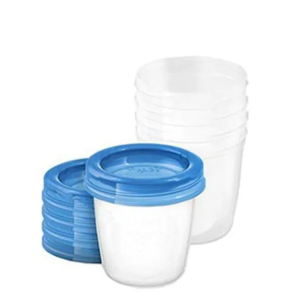 Set 5 recipiente pentru stocarea laptelui SCF619/05, 5x180ml, Philips Avent — preț și oferte