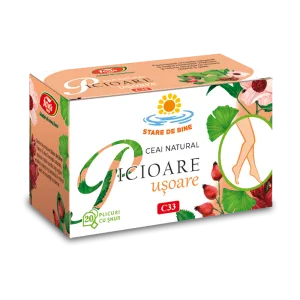 Ceai Picioare usoare, 20 plicuri, Fares