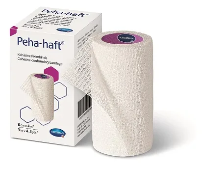 Fasa elastica autoadeziva 6cm x 4m Peha-Haft, 1 bucata, Hartmann — preț și oferte