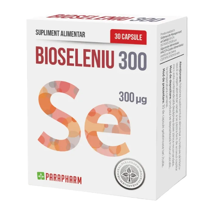 Bioseleniu 300, 30 capsule, Parapharm — preț și oferte