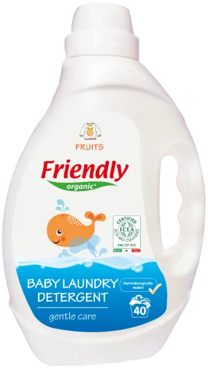 Detergent de rufe cu miros de fructe, 2000ml, Friendly Organic