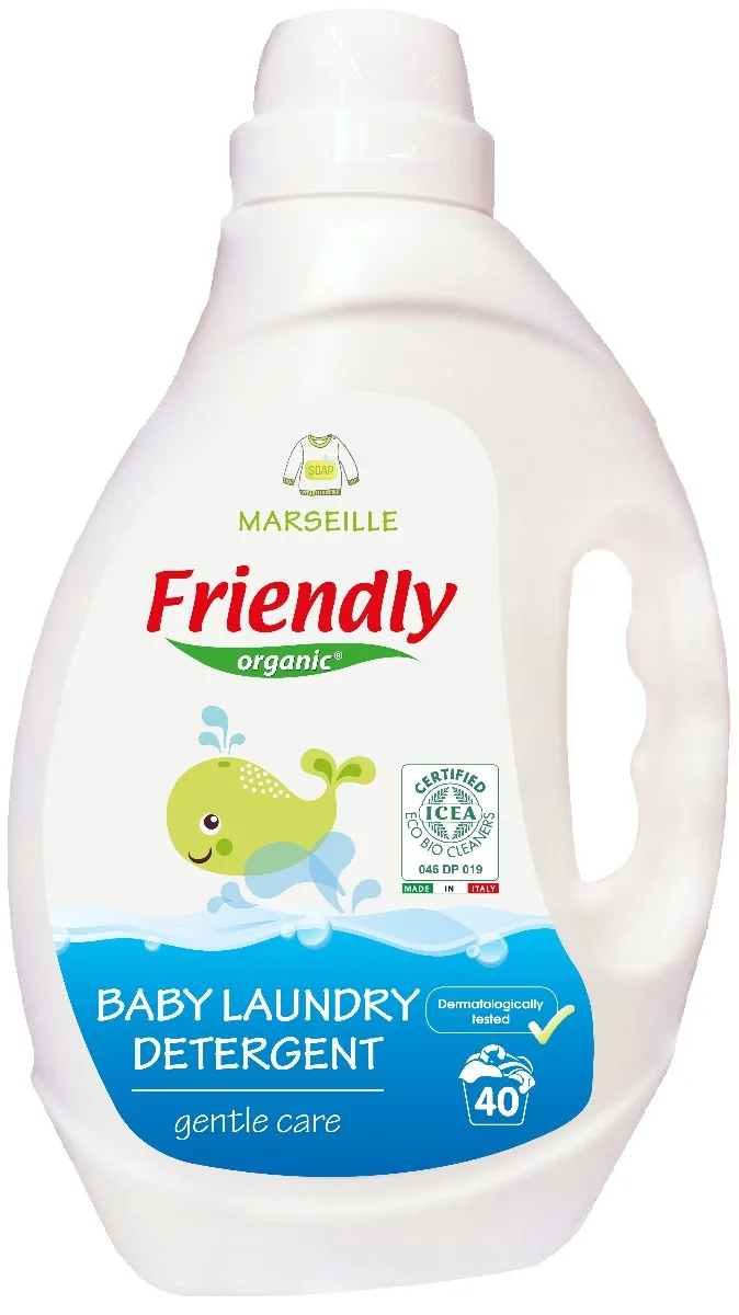 Detergent de rufe Marsilia, 2000ml, Friendly Organic — preț și oferte