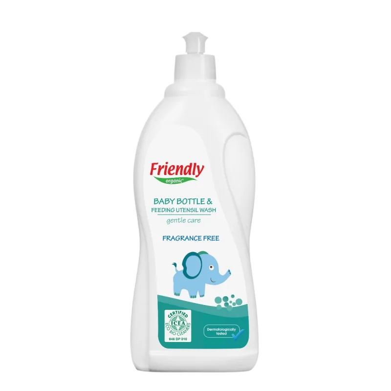 Detergent pentru vase si biberoane manual fara miros, 750ml, Friendly Organic — preț și oferte