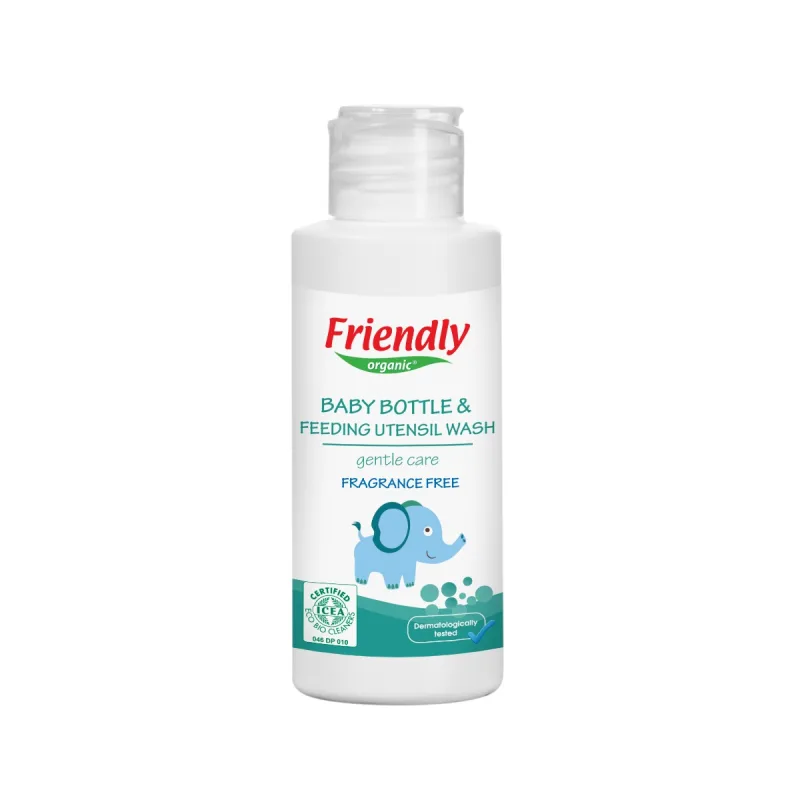 Detergent pentru vase si biberoane fara miros, 100ml, Friendly Organic — preț și oferte