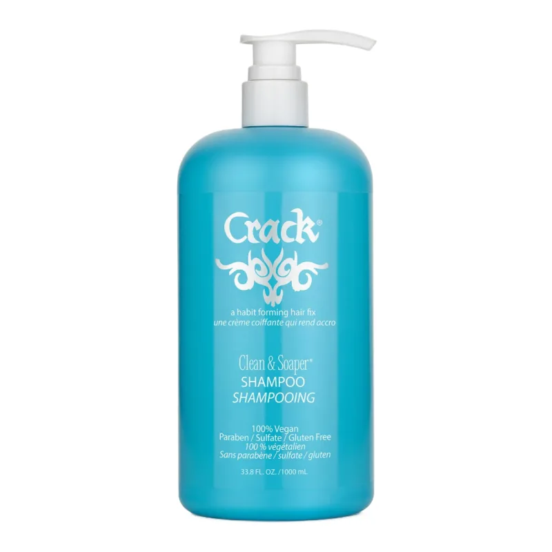 Sampon hidratant cu extract de açai si proteine din matase Clean&Soaper, 1000 ml, Crack Hair Fix — preț și oferte