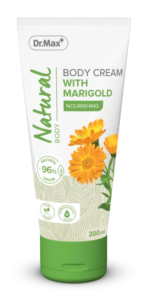 Dr. Max Natural Crema de corp cu galbenele, 200ml