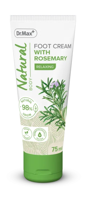 Dr. Max Natural Crema pentru picioare cu rozmarin, 75ml