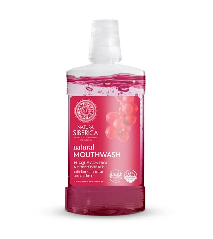 Apa de gura Limonnik Nanai & Cranberry Natural Mouthwash, 520ml, Natura Siberica — preț și oferte