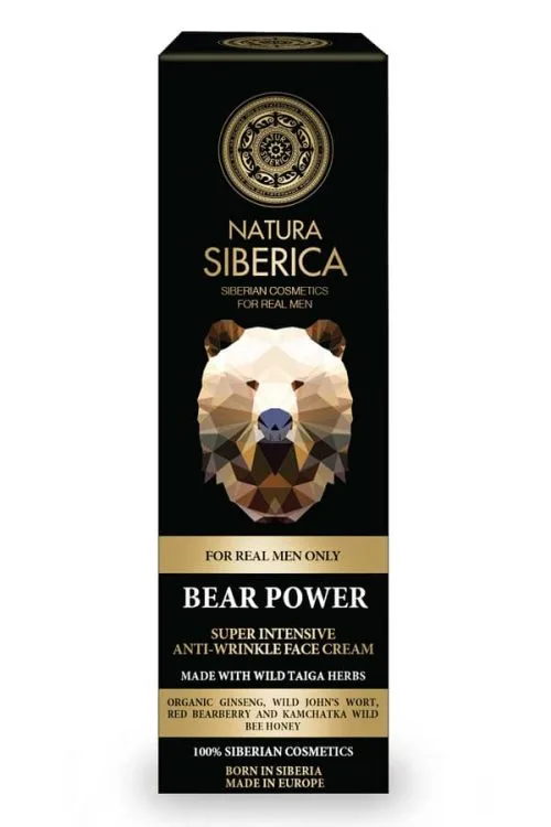 Crema intensiva antirid pentru barbati Bear Power, 50ml, Natura Siberica — preț și oferte