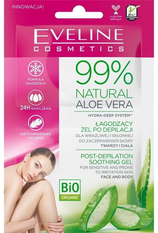 Gel dupa epilare cu aloe vera, 2x5ml, Eveline Cosmetics — preț și oferte