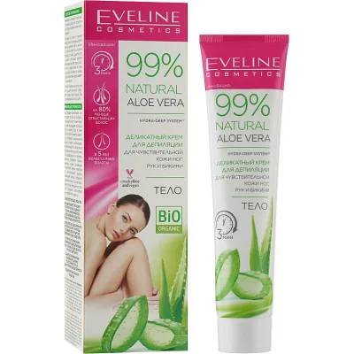 Crema depilatoare cu aloe vera, 125ml, Eveline Cosmetics — preț și oferte