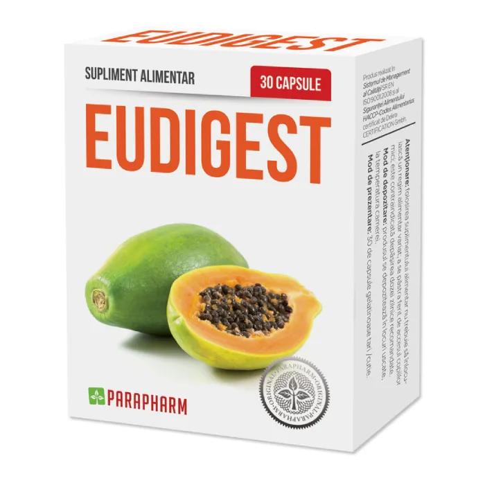 Eudigest, 30 capsule, Parapharm — preț și oferte