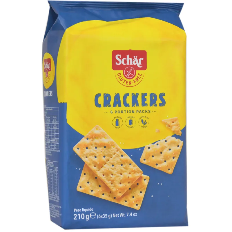 Biscuiti fara gluten Crackers, 210g, Schar — preț și oferte