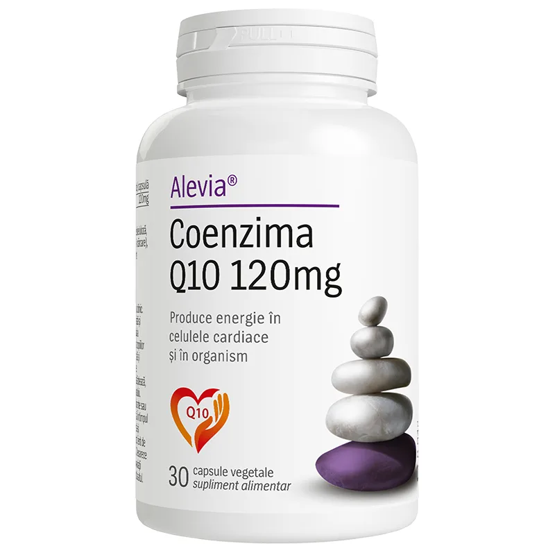 Coenzima Q10 120mg, 30 comprimate, Alevia — preț și oferte