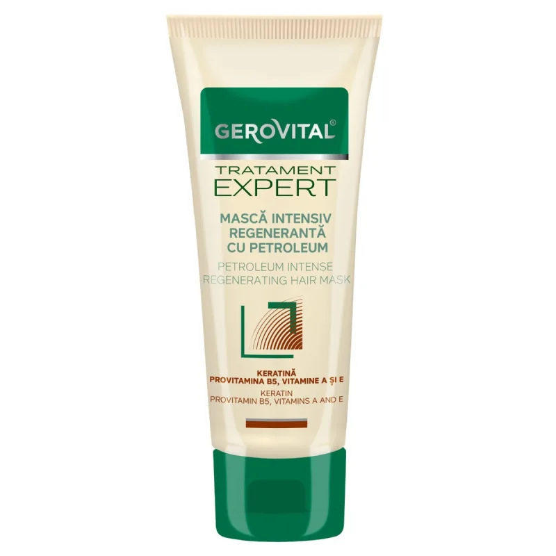 Masca intensiv regeneranta cu petroleum Tratament Expert, 150ml, Gerovital — preț și oferte