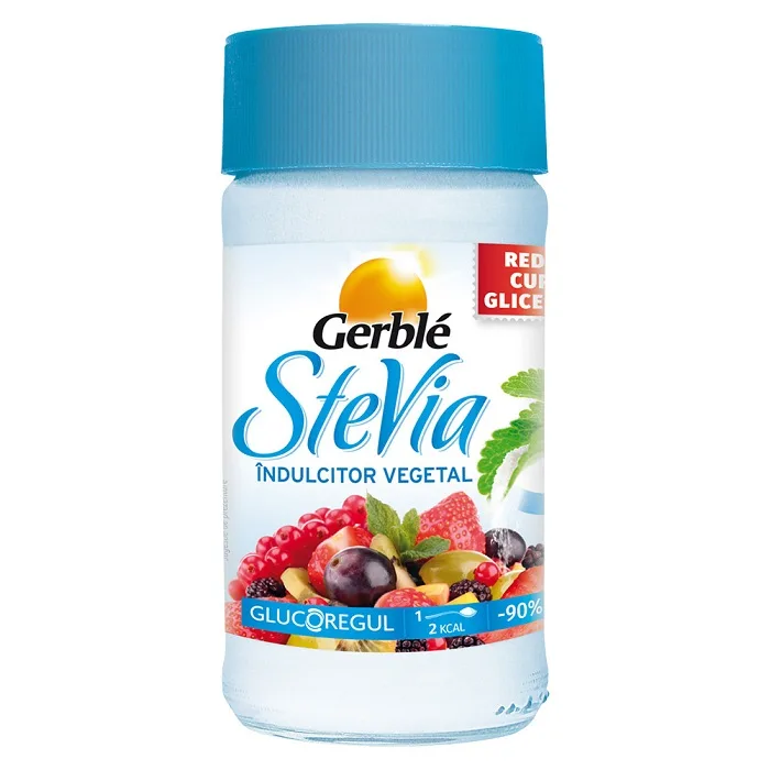 Indulcitor vegetal Stevia, 45g, Gerble Expert Dietetic — preț și oferte