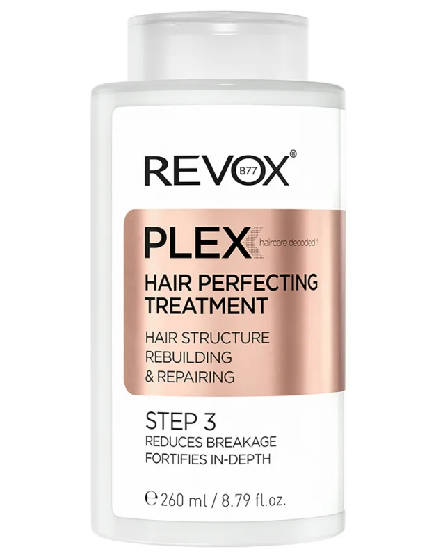 Tratament pentru par deteriorat Plex Hair Perfecting Step 3, 260ml, Revox — preț și oferte