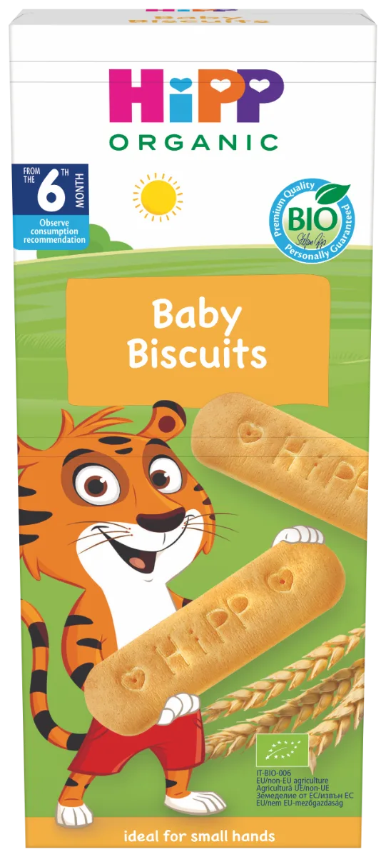 Biscuiti pentru bebelusi Bio, 150g, HiPP — preț și oferte