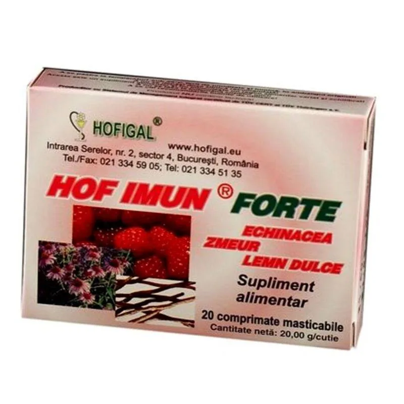 Imun Forte, 20 comprimate, Hofigal — preț și oferte