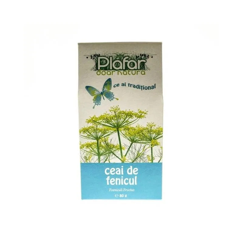 Ceai de fructe de fenicul, 80g, Plafar — preț și oferte