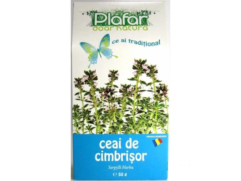 Ceai de cimbrisor, 50g, Plafar — preț și oferte