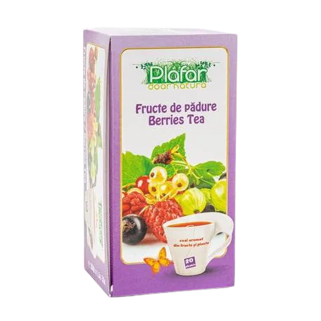 Ceai de fructe de padure, 20 plicuri, Plafar — preț și oferte