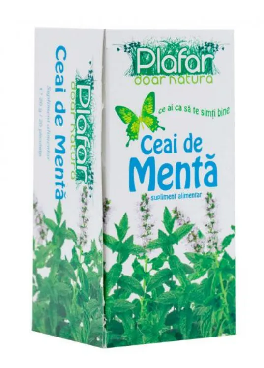 Ceai de menta, 20 plicuri, Plafar — preț și oferte