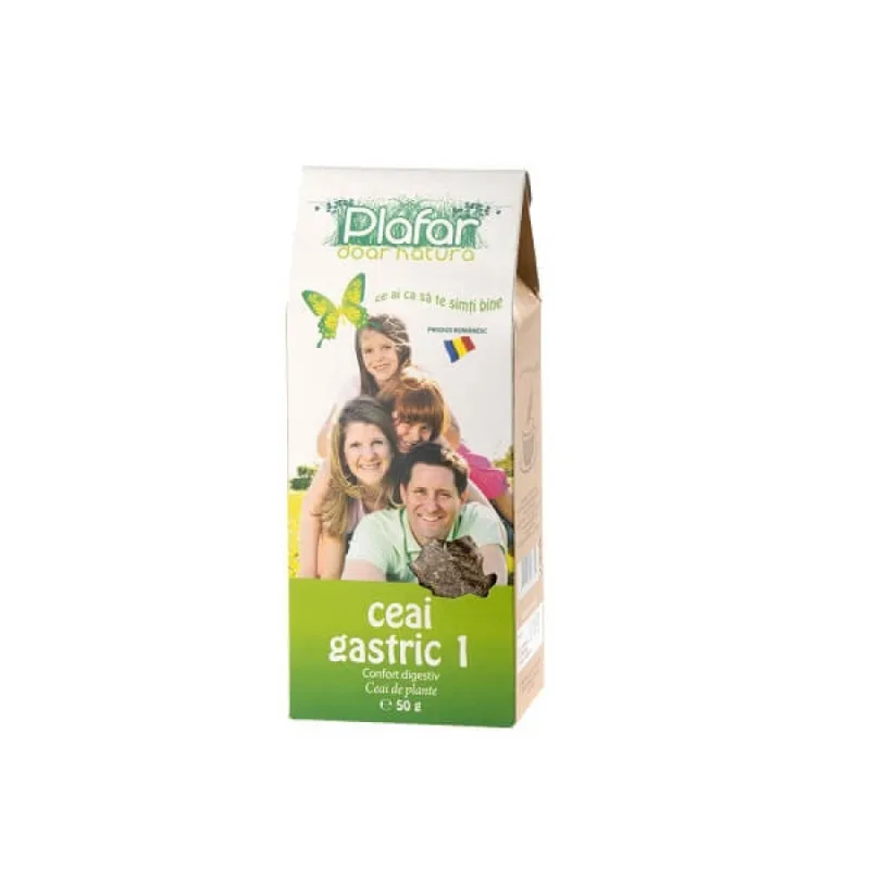 Ceai medical gastric 1, 50g, Plafar — preț și oferte